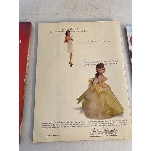 Doll Magazines Vintage Lot 3 Doll Reader Dolls Picture Perfect Water Lily Barbie - Picture 6 of 7